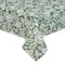 Artichoke Green Floral Print Outdoor Tablecloth, 60" x 84"
